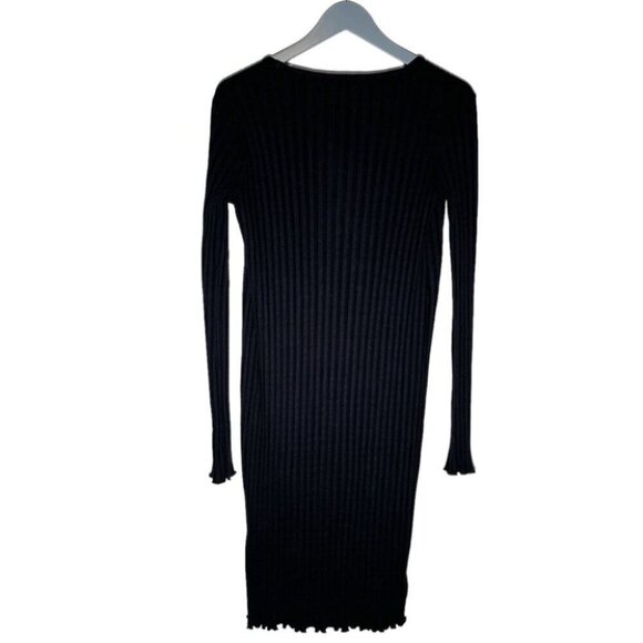 SIMON MILLER Micro modal-blend ribbed jersey cardigan Black size XXS - Picture 3 of 6